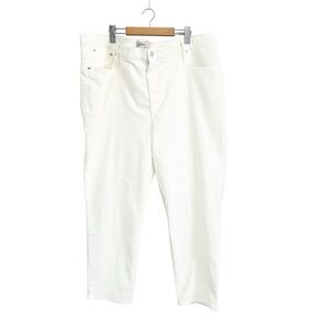 NWT J.Crew 9" VINTAGE STRAIGHT Pants Size 37 in White